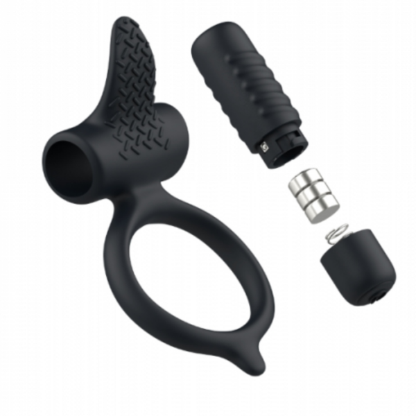 B Swish - Bcharmed Basic Anillo Vibrador - Negro - Imagen 5