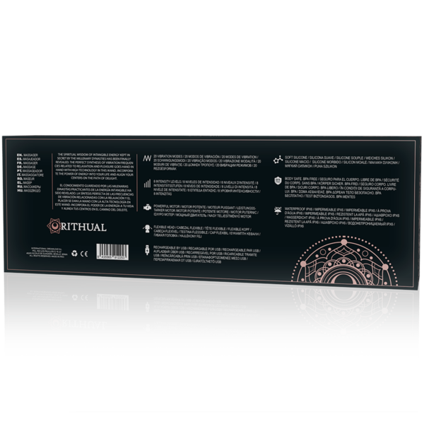 Varita Ritual Akasha Recargable Potente 2.0 Negro - Imagen 5
