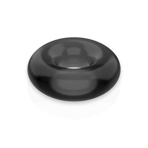 Powering - Super Flexible Y Resistente Anillo Pene  3.5Cm Negro - Imagen 9