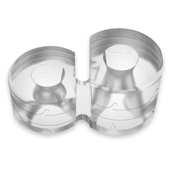 Powering - Super Flexible Y Resistente Anillo Pene Doble Pr09 Clear - Imagen 7