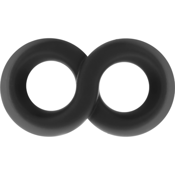 Powering - Super Flexible Y Resistente Anillo Pene Y Testiculos  Pr12  Negro - Imagen 7