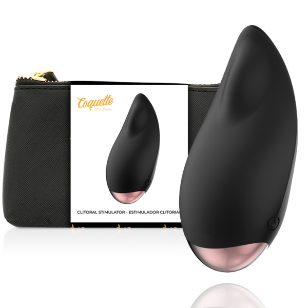 Coquette Toys - Estimulador Clítoris Negro / Gold Gota