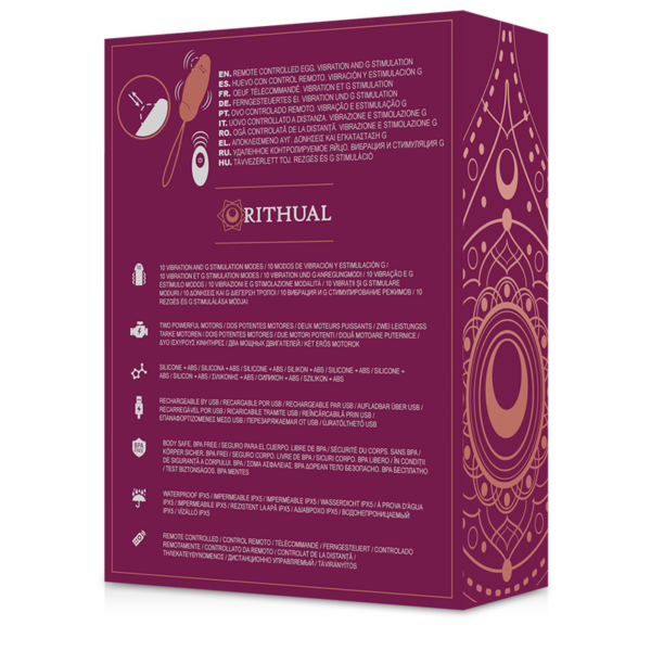 Rithual - Priya Huevo Control Remoto G-Spot + Vibración - Imagen 8