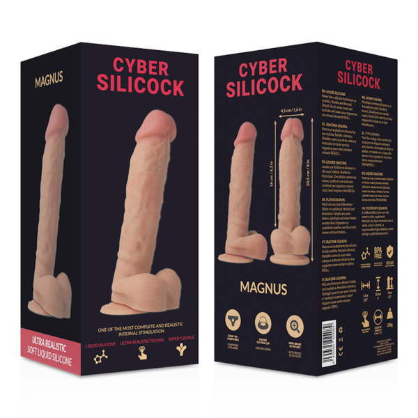 Cyber Silicock - Arnés Silicona Liquida Magnus 20.5 Cm -O- 4.1 Cm - Imagen 8