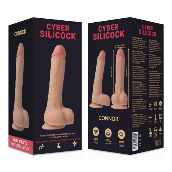 Cyber Silicock - Arnés Silicona Liquida Connor 20.5 Cm -O- 3.7 Cm - Imagen 8