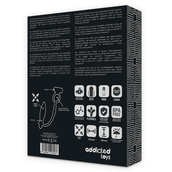 Addicted Toys - Plug Anal Con Anillo Vibrador - Imagen 7