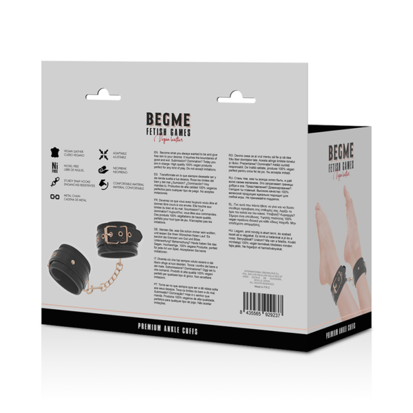 Begme - Black Edition Esposas Para Tobillos Con Forro De Neopreno - Imagen 10