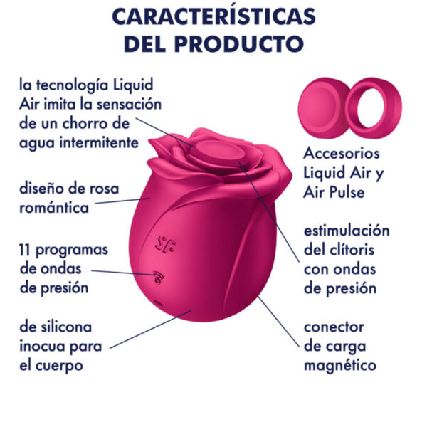 Satisfyer - Air Pulse Pro 2 Classic Blossom Vibrador - Imagen 6