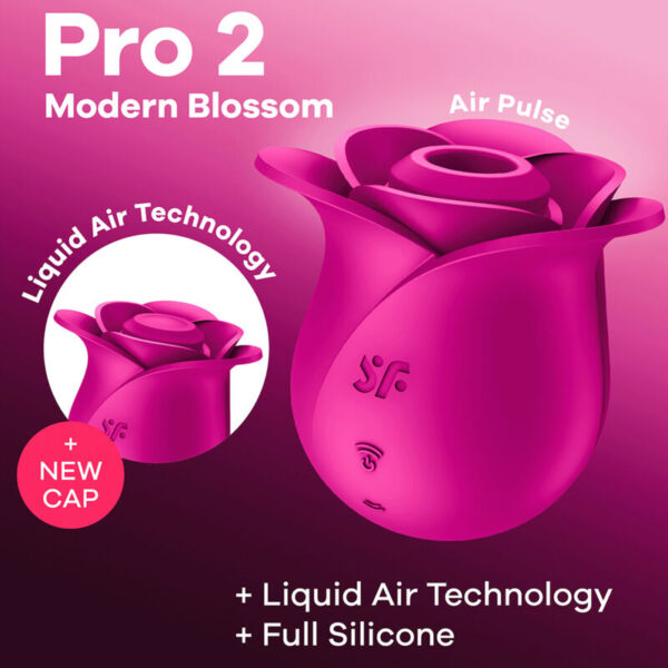 Satisfyer - Air Pulse Pro 2 Modern Blossom Vibrador - Imagen 8