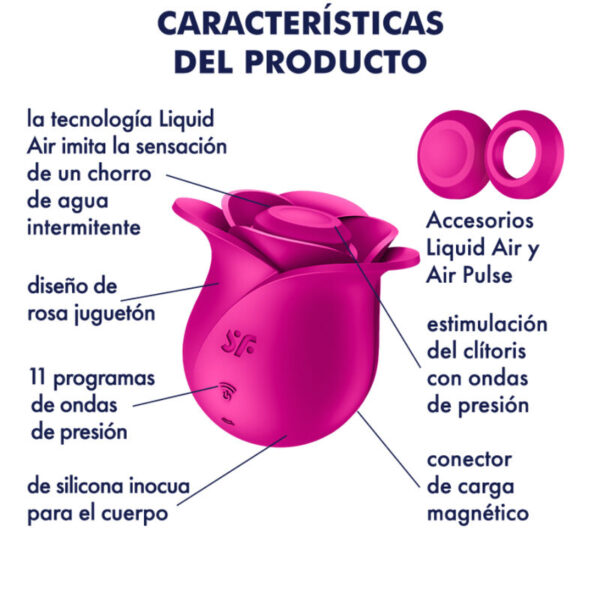 Satisfyer - Air Pulse Pro 2 Modern Blossom Vibrador - Imagen 6