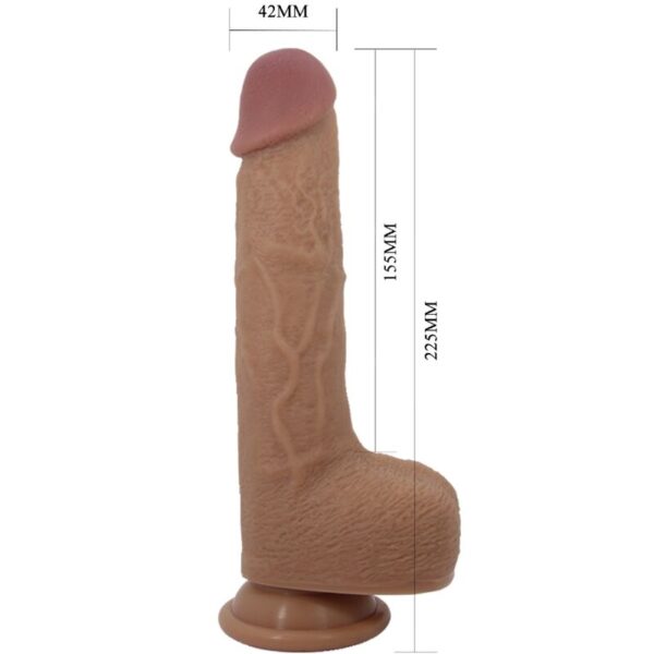 Pretty Love - Tommy Dildo Realista Vibrador 22.5 Cm - Imagen 4