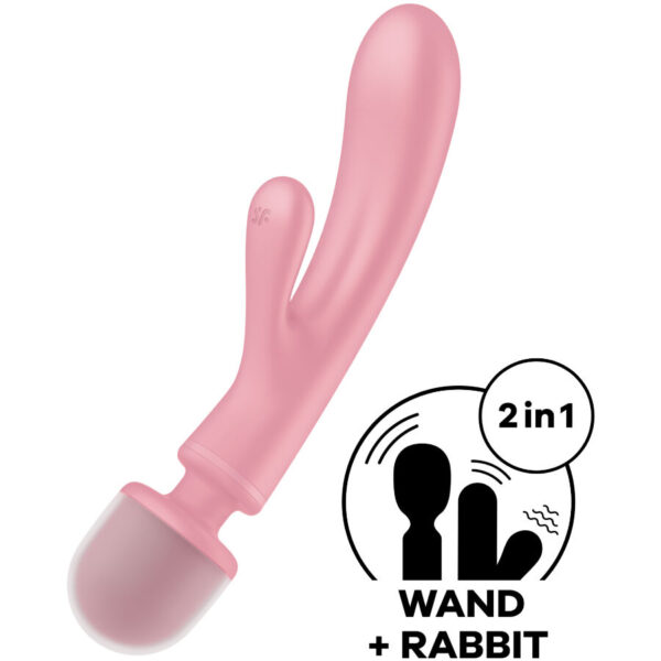 Satisfyer - Triple Lover Masajeador Vibrador Rabbit - Imagen 6