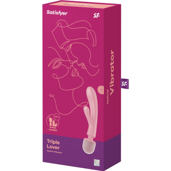 Satisfyer - Triple Lover Masajeador Vibrador Rabbit - Imagen 7