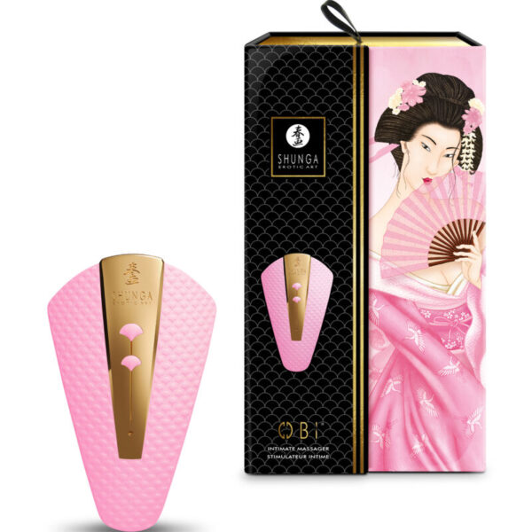 Shunga - Obi Masajeador Intimo Rosa - Imagen 4