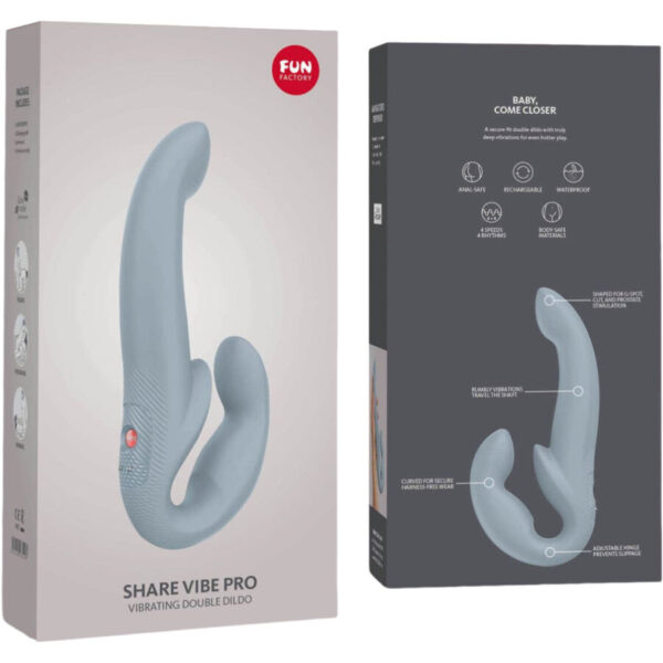 Fun Factory - Share Vibe Pro Vibrador Doble Granate - Imagen 6