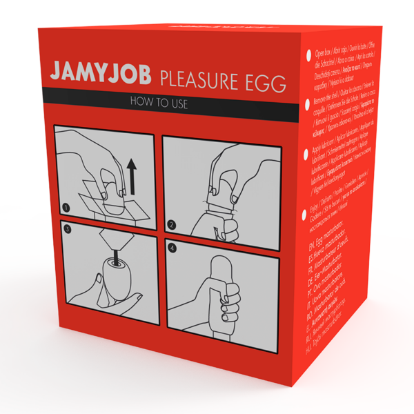 Jamyjob - Huevo Masturbador Discreto Version Rojo Joy - Imagen 10