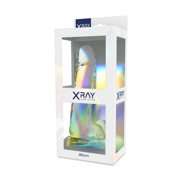 X Ray - Arnés + Dildo Realista Transparente 20 Cm -O- 4.5 Cm - Imagen 10
