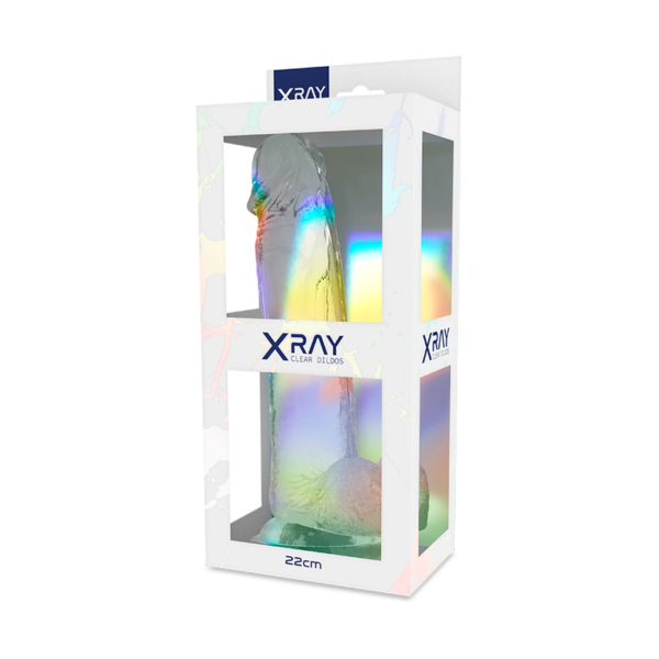X Ray - Arnés + Dildo Realista Transparente 22 Cm -O- 4.6 Cm - Imagen 10