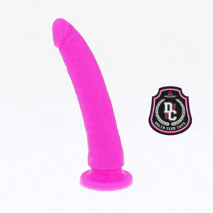 Delta Club - Toys Dildo Lila Silicona Medica 20 Cm -o- 4 Cm