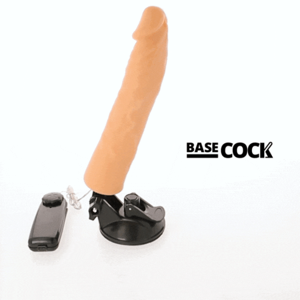 Basecock - Vibrador Realistico Control Remoto Natural 21 Cm -O- 4 Cm
