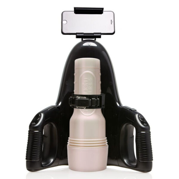 Fleshlight - Turbo Thrust Blue Ice + Universal Launch + Lubricante Aqua Quality 50 Ml - Imagen 3