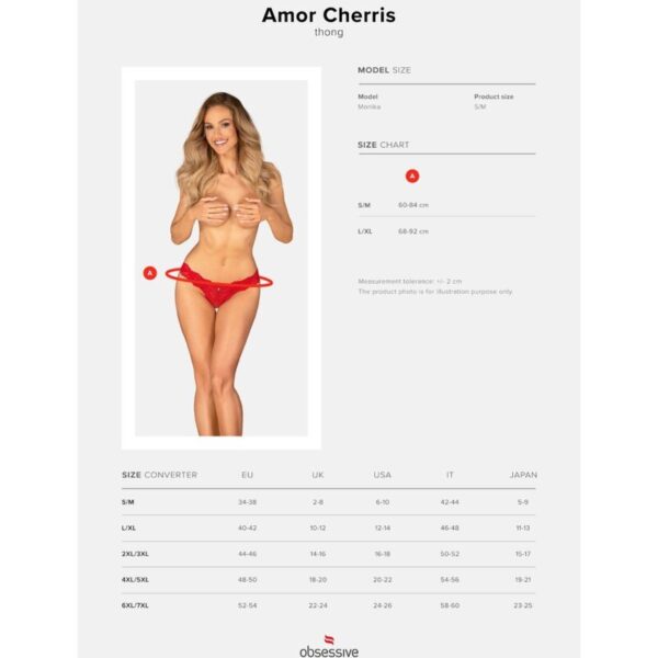 Obsessive - Amor Cherris Tanga S/M - Imagen 7