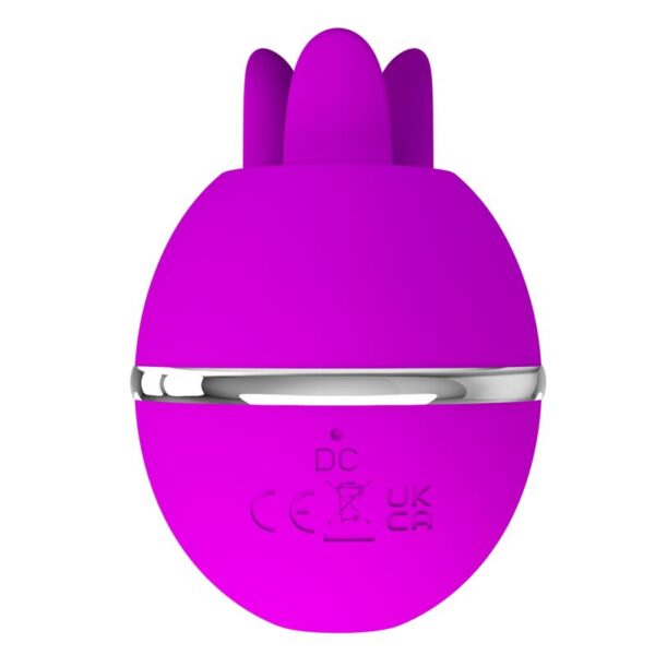 Pretty Love - Vibrador De Silicona Redondo Gemini Ball Morado - Imagen 6