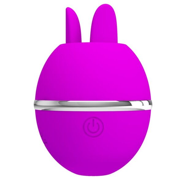 Pretty Love - Vibrador De Silicona Redondo Gemini Ball Morado - Imagen 5