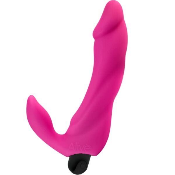 Alive - Bifun Pro Dildo Vibrador Rosa 14.9 Cm