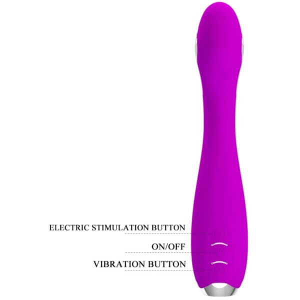 Pretty Love - Hector Vibrador Electroshock Recargable &Amp; Impermeable Morado - Imagen 6