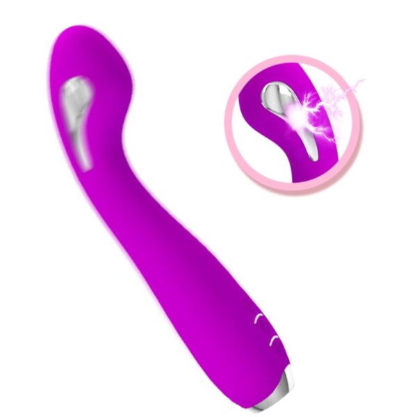 Pretty Love - Hector Vibrador Electroshock Recargable &Amp; Impermeable Morado - Imagen 4