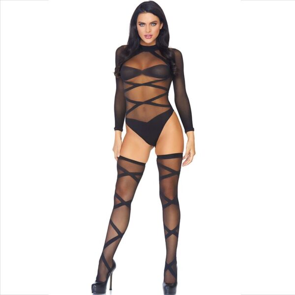 Leg Avenue - Set 2 Piezas Body + Medias - Imagen 4