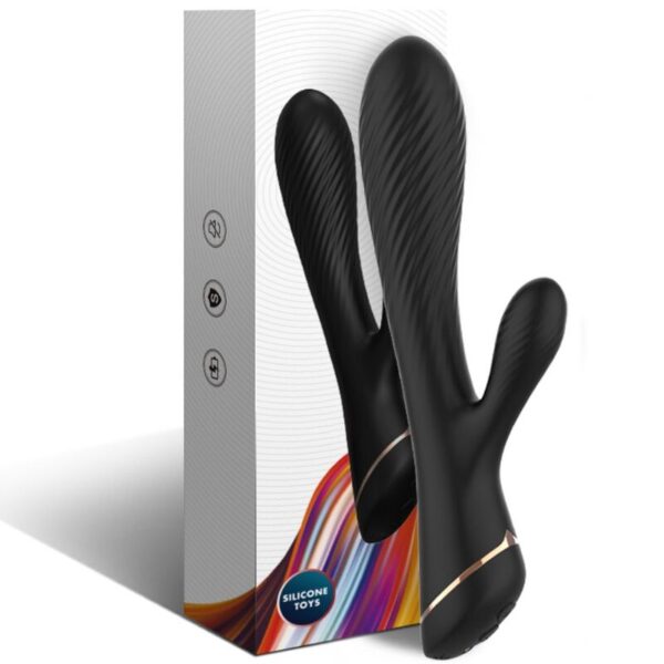 Armony - Vibrador Rabbit Silicona Negro - Imagen 4