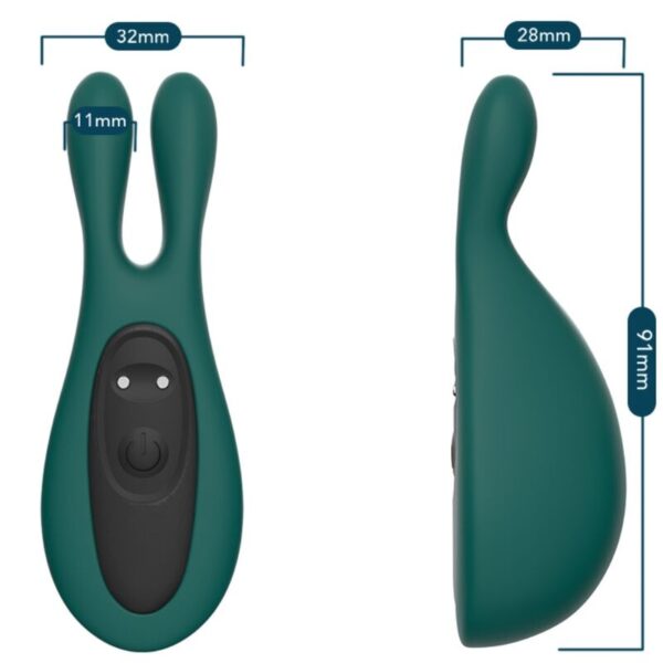 Armony - Estimulador &Amp; Vibrador Rabbit Verde - Imagen 4