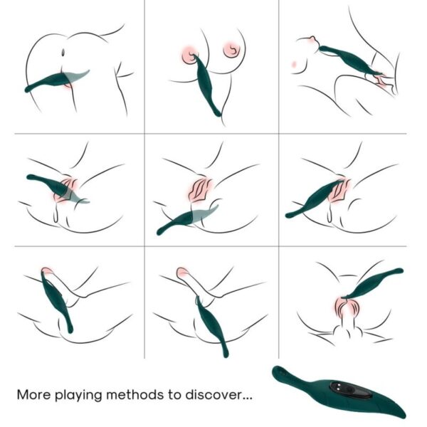 Armony - Estimulador &Amp; Vibrador Hoja Verde - Imagen 2
