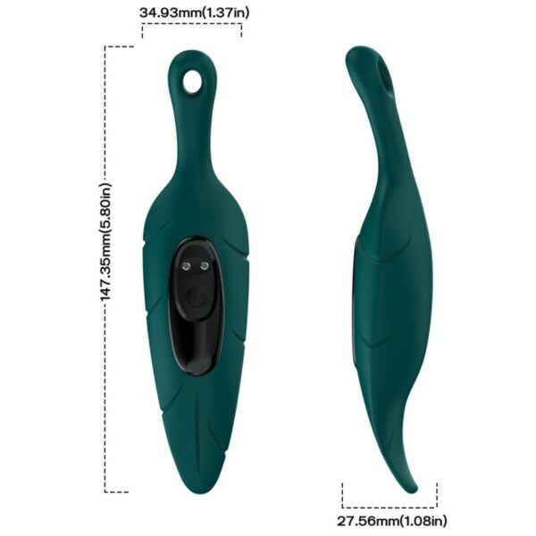 Armony - Estimulador &Amp; Vibrador Hoja Verde - Imagen 4