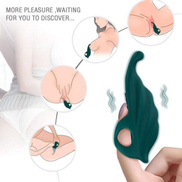 Armony - Dedal Estimulador &Amp; Vibrador Verde