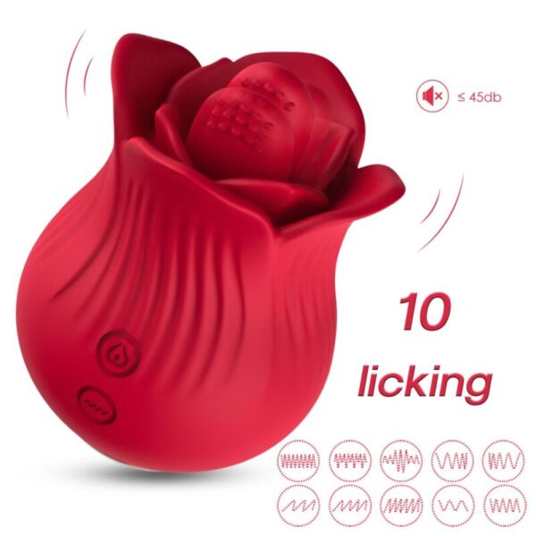 Armony - Rosa Vibrador &Amp; Estimulador Rojo