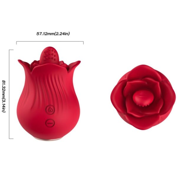 Armony - Rosa Vibrador &Amp; Estimulador Rojo - Imagen 4