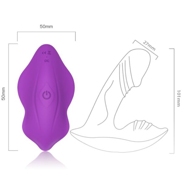 Armony - Whistle Vibrador Introducible Control Remoto Violeta - Imagen 2