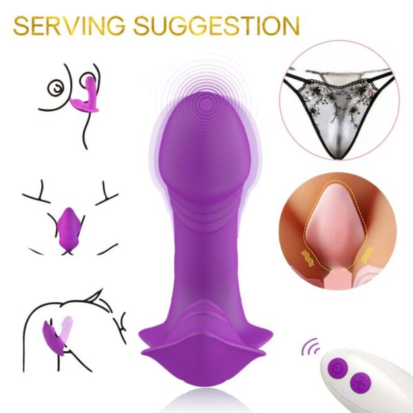 Armony - Whistle Vibrador Introducible Control Remoto Violeta