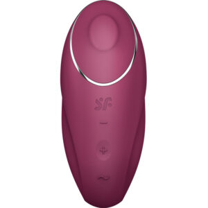 Satisfyer - Tap & Climax 1 Vibrador Lay-on Rojo