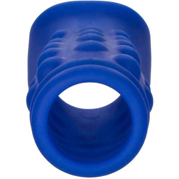 Calexotics - Admiral Beaded Funda Pene Silicona Líquida Azul - Imagen 3