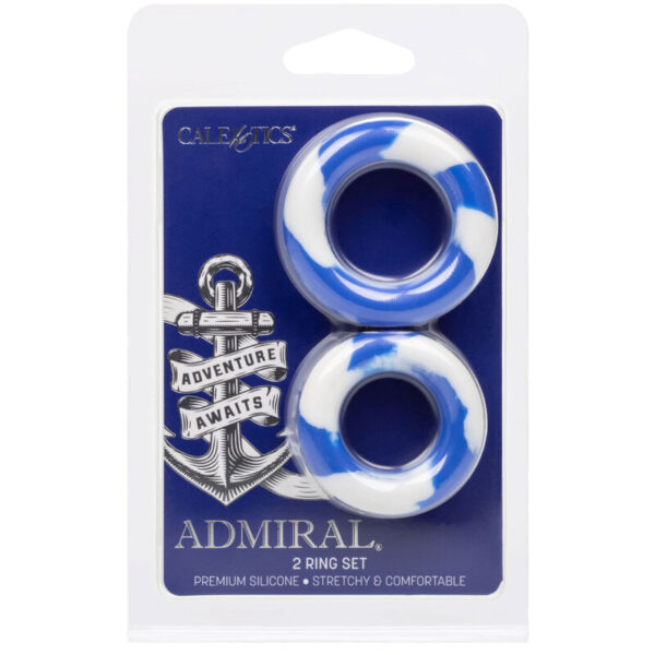 Calexotics - Admiral Set 2 Anillos Para Pene - Imagen 4