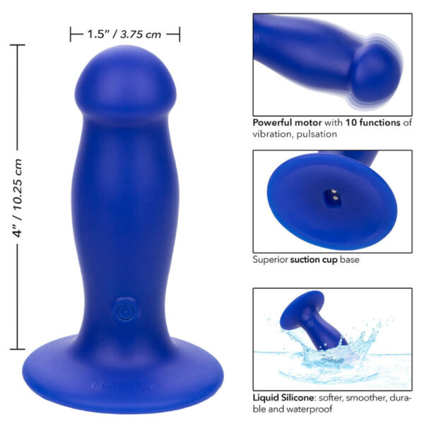 Calexotics - Admiral First Mate Plug Anal Vibrador Azul - Imagen 4