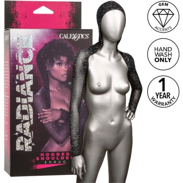 Calexotics - Radiance Encogimiento De Hombros Con Capucha Pedrería