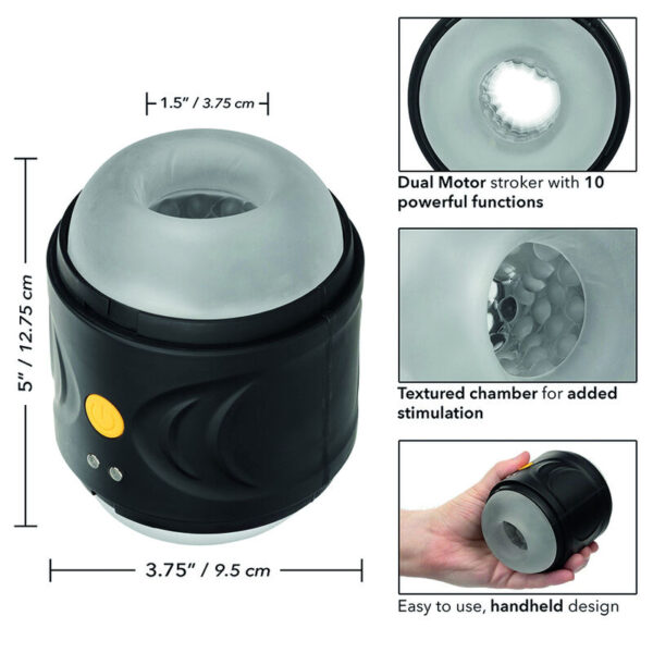 Calexotics - Boundless Masturbador Doble Motor - Imagen 9
