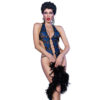 Chilirose - Cr 4479 Body Crotchless Azul S/m