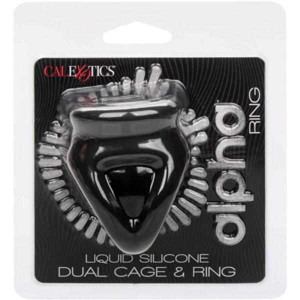 Calexotics - Alpha Anillo De Jaula Doble Negro - Imagen 2