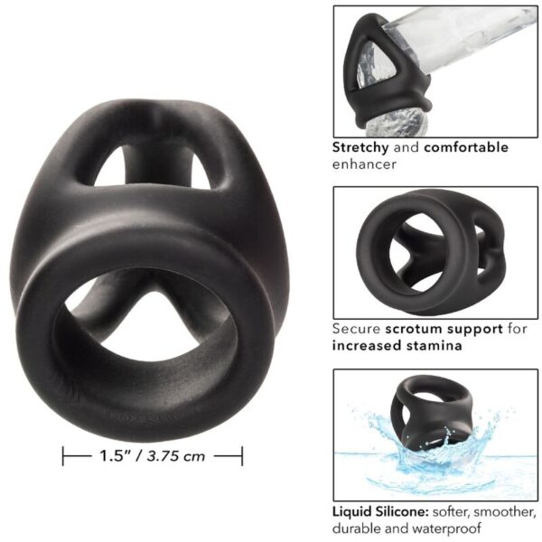 Calexotics - Alpha Anillo De Jaula Doble Negro - Imagen 10